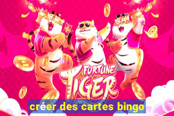 créer des cartes bingo