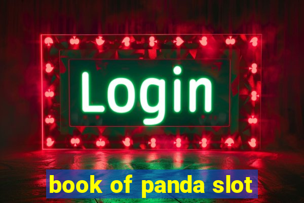 book of panda slot