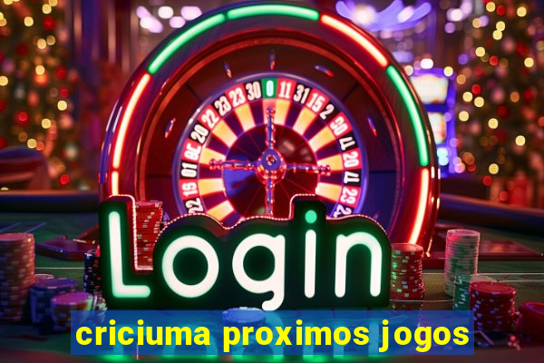 criciuma proximos jogos