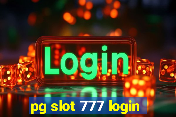 pg slot 777 login