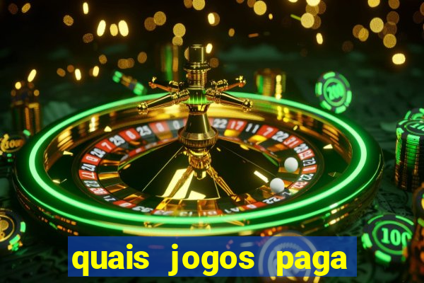 quais jogos paga de verdade