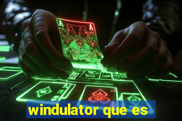 windulator que es