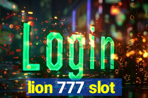 lion 777 slot