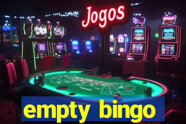 empty bingo