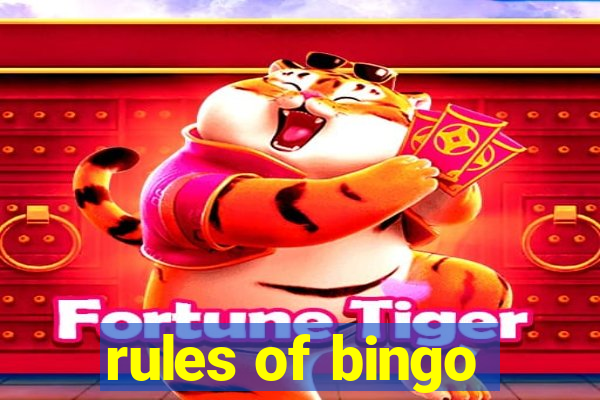 rules of bingo