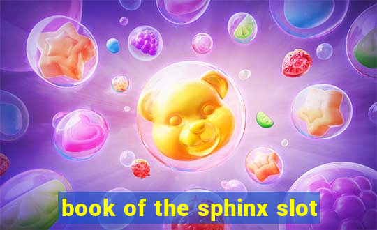 book of the sphinx slot