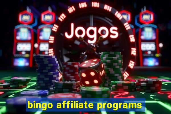 bingo affiliate programs