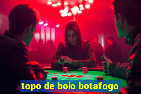 topo de bolo botafogo