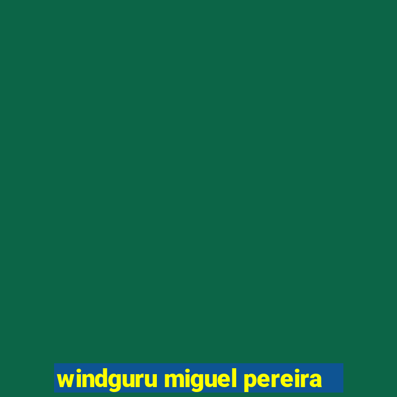 windguru miguel pereira