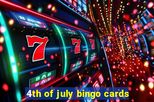 4th of july bingo cards