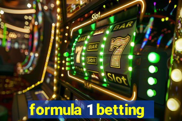 formula 1 betting