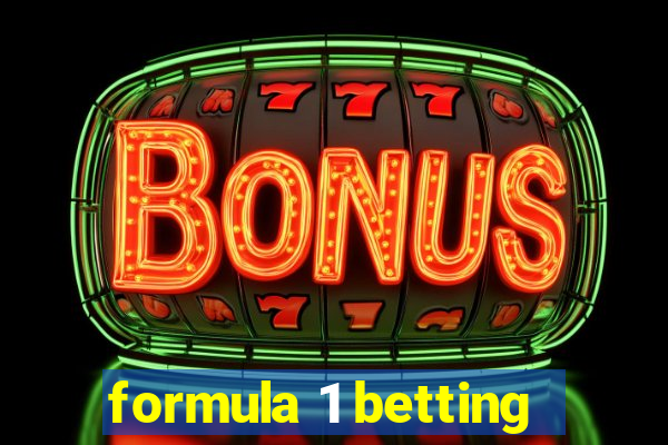 formula 1 betting