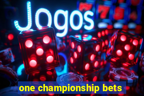 one championship bets