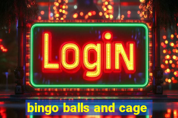 bingo balls and cage