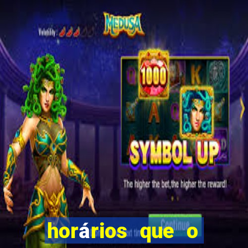 horários que o fortune dragon paga