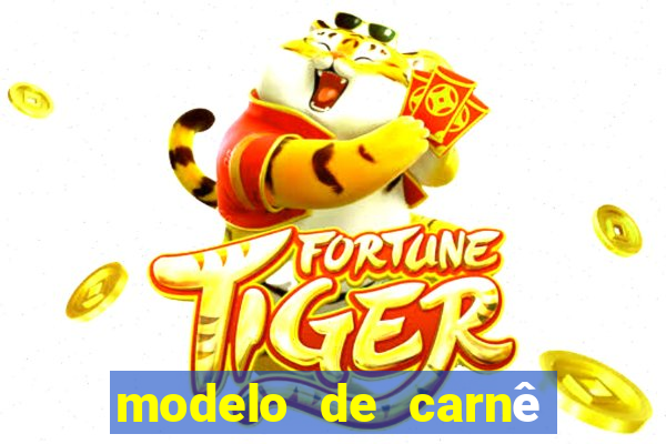 modelo de carnê de pagamento word