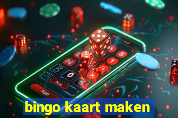 bingo kaart maken