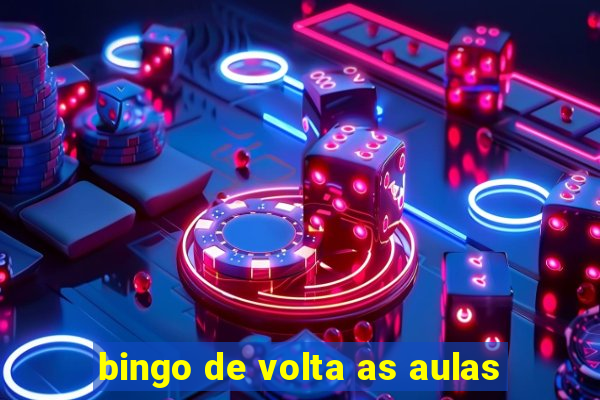 bingo de volta as aulas