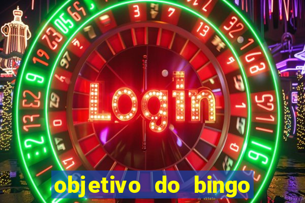 objetivo do bingo de letras