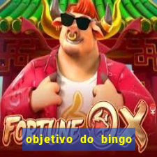 objetivo do bingo de letras