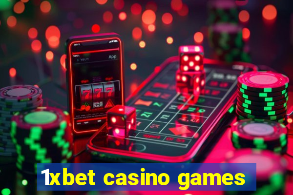 1xbet casino games