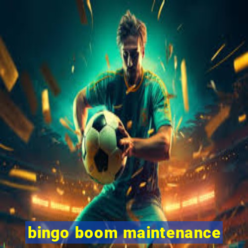 bingo boom maintenance