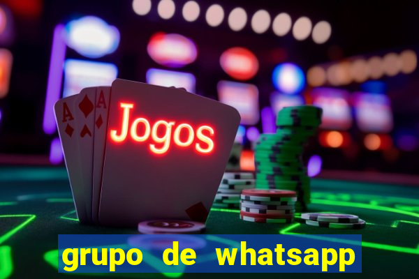 grupo de whatsapp jogo do bicho