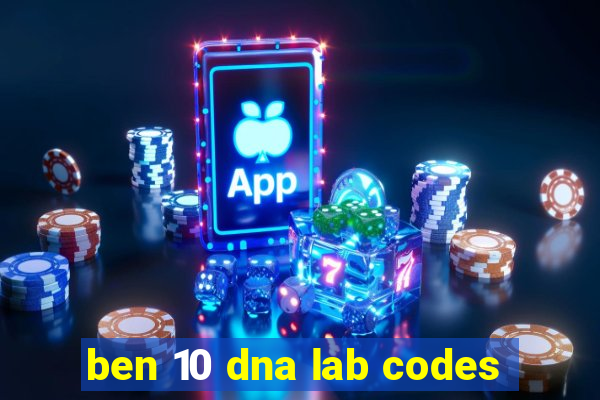 ben 10 dna lab codes