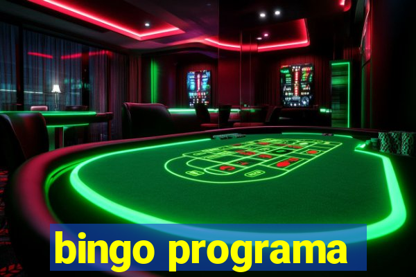 bingo programa