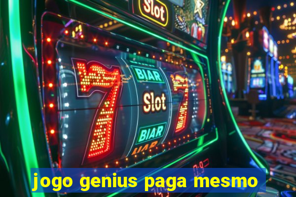 jogo genius paga mesmo