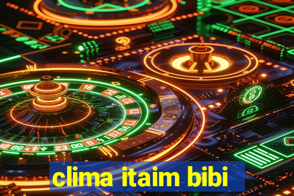 clima itaim bibi