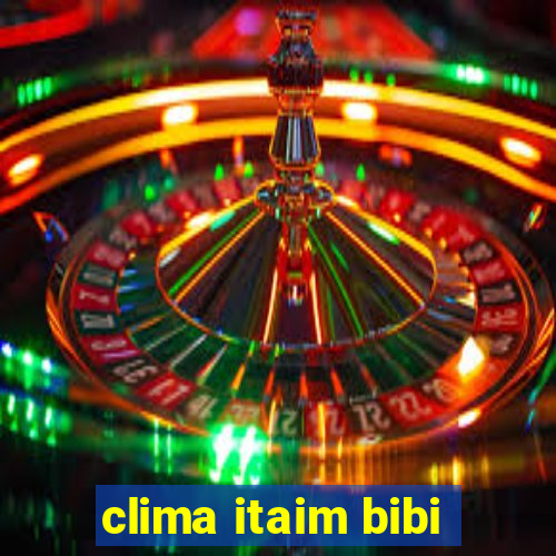 clima itaim bibi