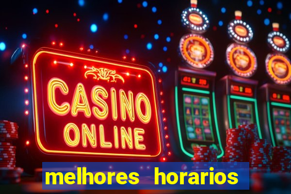 melhores horarios para ganhar no fortune tiger