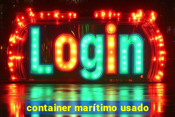 container marítimo usado