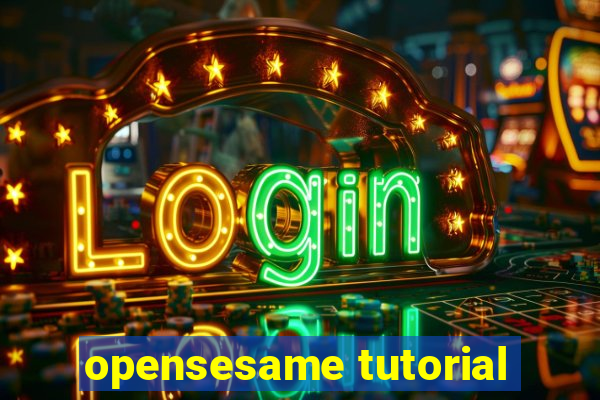 opensesame tutorial