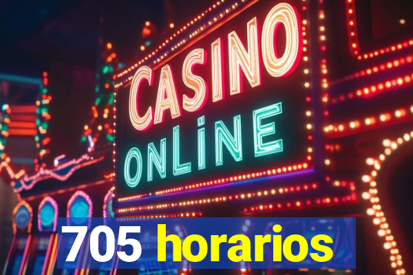 705 horarios