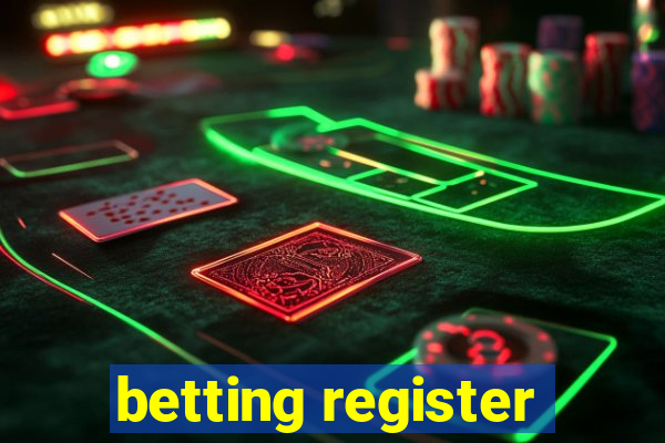 betting register