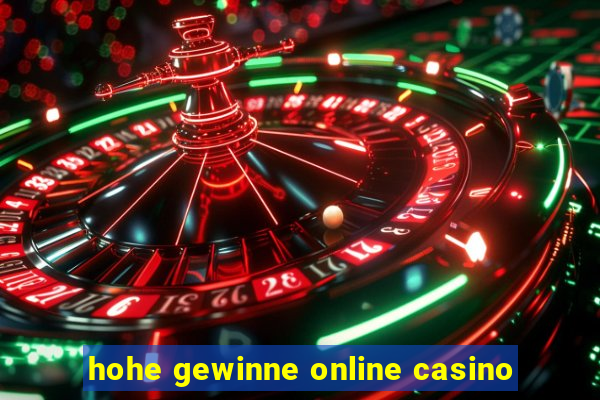 hohe gewinne online casino