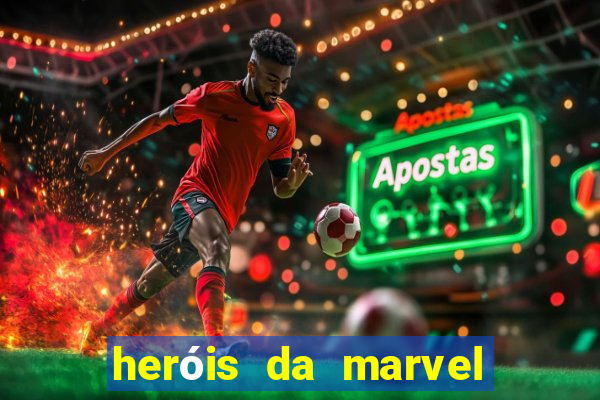 heróis da marvel nomes e fotos