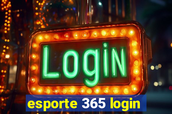 esporte 365 login