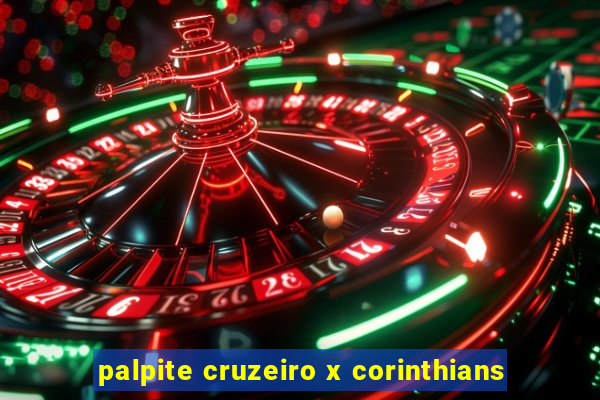 palpite cruzeiro x corinthians