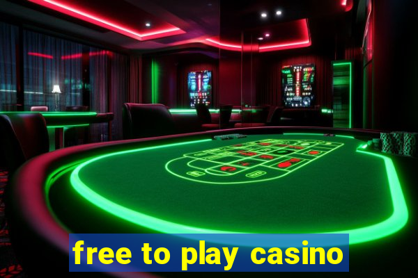 free to play casino