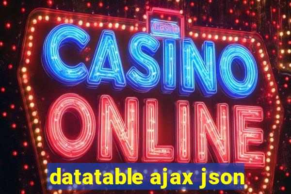 datatable ajax json