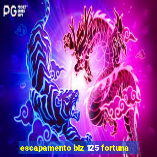 escapamento biz 125 fortuna