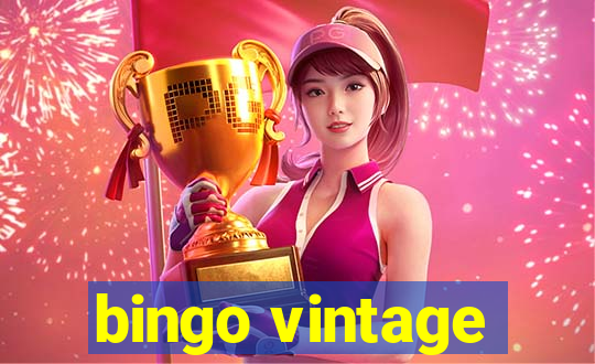 bingo vintage