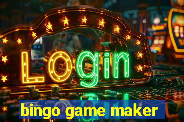 bingo game maker