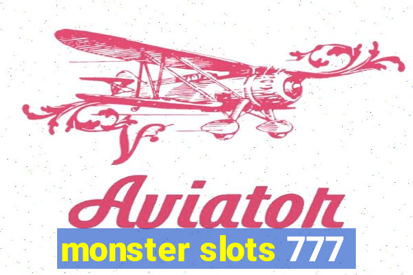 monster slots 777