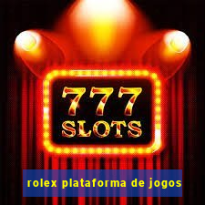 rolex plataforma de jogos