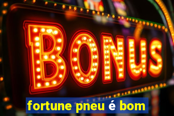 fortune pneu é bom