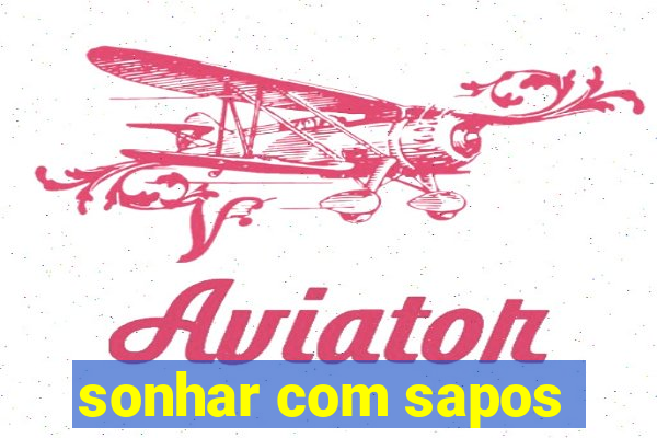 sonhar com sapos